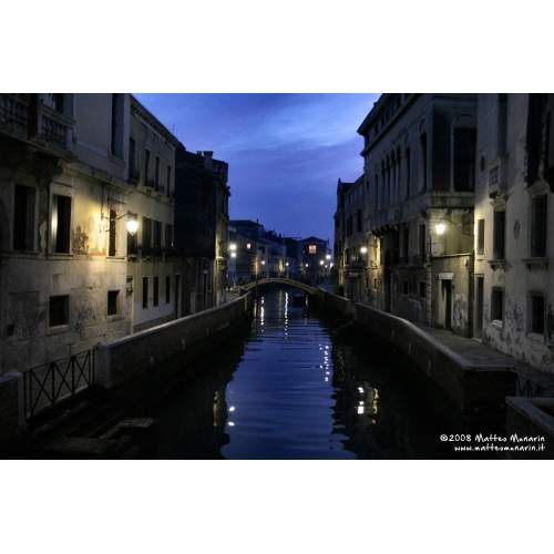 Matteo Munarin | "Blu Veneziano" | Foto H cm 50x70 Tela Canvas | Anno 2008