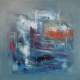 Lorena Ulpiani , "Figlio del temporale", olio su tela, h.cm.60x60x 2 , 2020